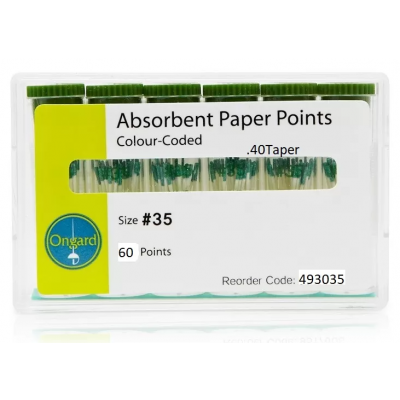 Ongard Paper Points Colour Coded .06 Taper 60/Pack