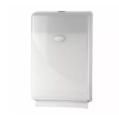 Royal Touch Compact Hand Towel Dispenser - Pearlescent White