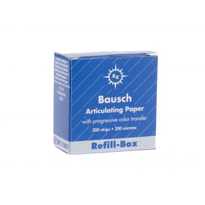 Bausch BK1001 Articulating paper Blue 300 Strips 200u Refill