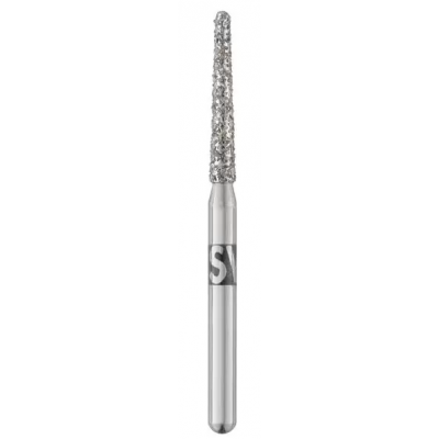 SS White Diamond Round End Taper Long 856L (198) 8mm FG - 5/Pack