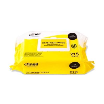 Clinell Detergent Wipes 215/Pack