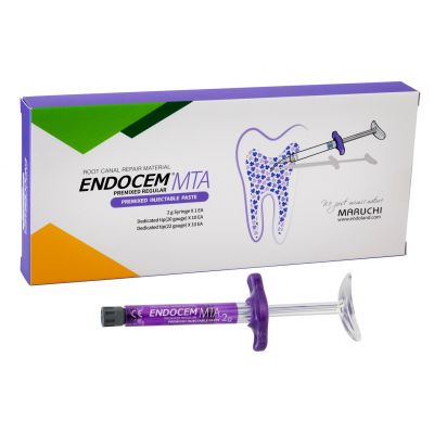 EndoCem MTA Premixed Injectable Paste – 2g Syringe, 10 x 20 gauge, 10 x 22 gauge needles