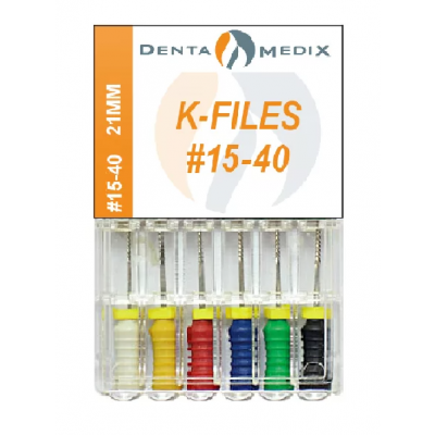 DentaMedix K Files 21mm 6/Pack