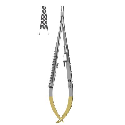 ProSharp Castroviejo Needle Holder Serrated with Scissor TC – 14cm Straight