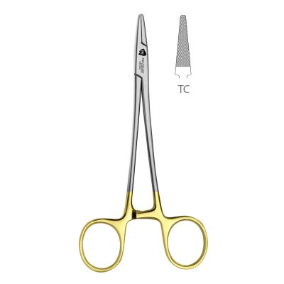 ProSharp Crile-Wood Needle Holder TC – 15cm Straight