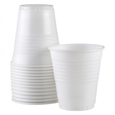 Plastic Cups White 6oz 1000/Carton