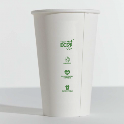 Truly Eco Paper Cup White 6oz 1000/Box