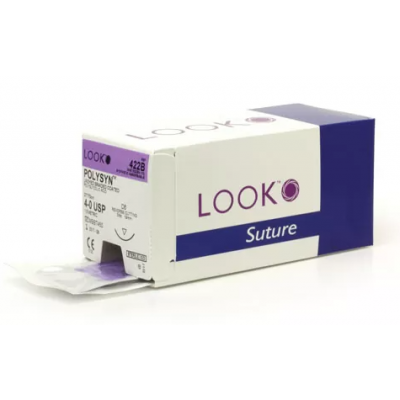 Look Suture Polysyn Clear Braided 12/Box (Absorbable)