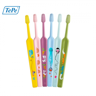 TePe Select Compact Zoo Illustrations Extra Soft Toothbrush