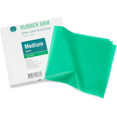 Ongard Rubber Dam Mint Green - Medium 36/Box