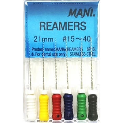 MANI Reamers 21mm 6/Pack