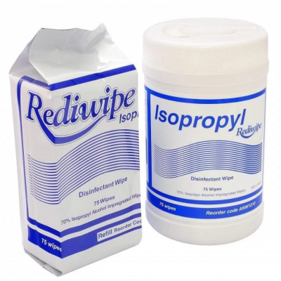 Rediwipe 70% Isopropyl Alcohol Wipes 100/Pack