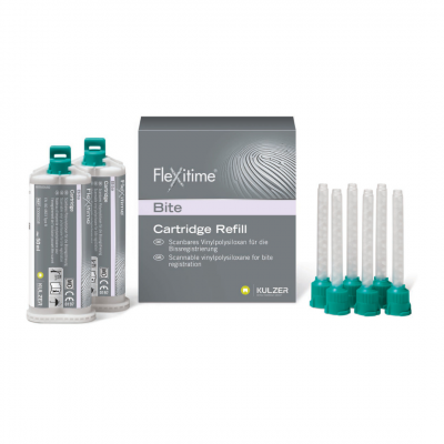 Kulzer Flexitime Bite Registration Material (2x 50ml + 12x mixing tips)