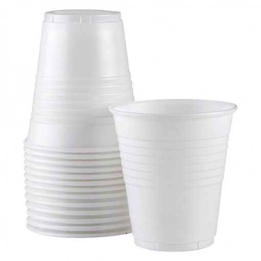 Plastic Cup White 170ml 1000:Carton
