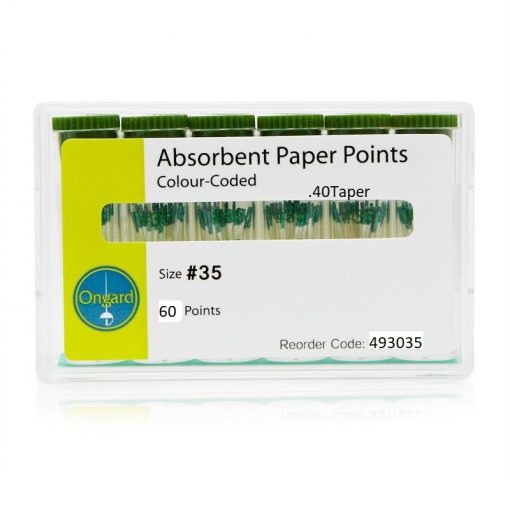 Ongard Paper Points Colour Coded .040 Taper 60/Pack
