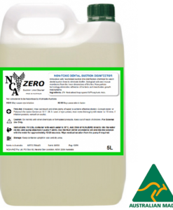 NCA Zero Aspiration Unit Cleaner/Disinfectant 5L -makes 416L