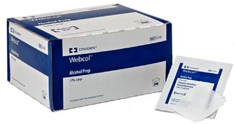 Covidien Alcohol Swabs 2 Ply Webcol 200 Box