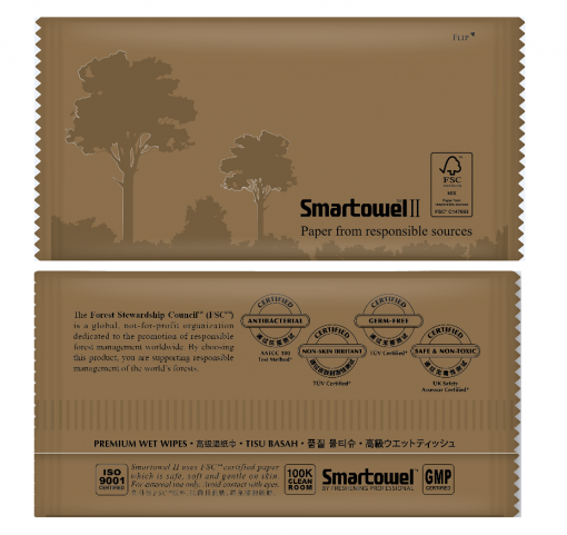 Oshiklenz Smartowel SPO-Gold 100/Bag