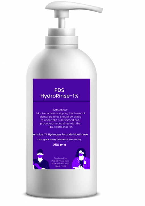 PDS HydroRinse 1% Peroxide Rinse 250ml