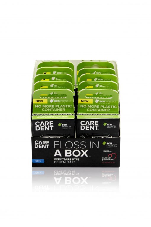 Caredent Floss In A Box Periotape 100m 10/Box