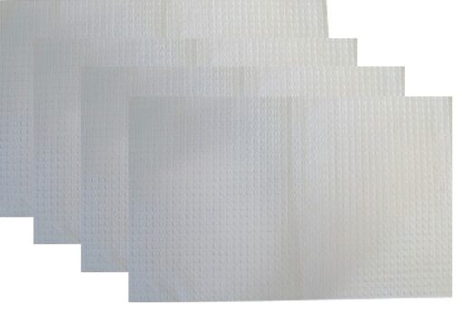DentaMedix 3 Ply Bib/Tray Cover White 31cm x 21.5cm 1200/Carton