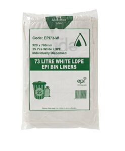 Biodegradable 73L Garbage Bags Heavy Duty 250/Carton