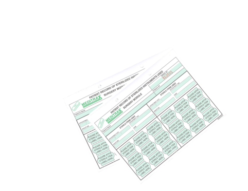Meditrax Surgery Patient Record Sheet Pad