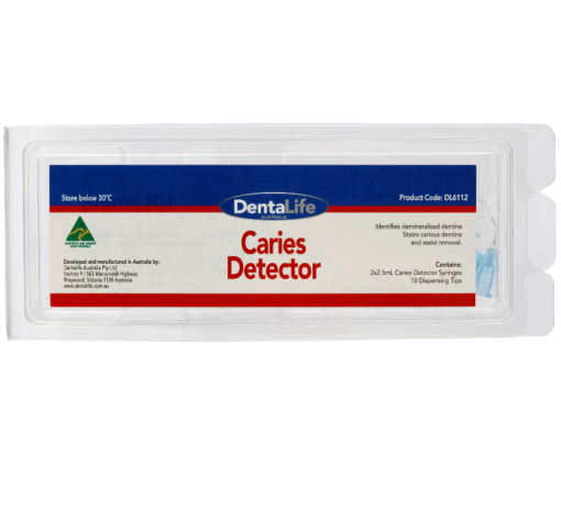 Dentalife CARIES Detector 2 x 2.5mL Syringe Kit