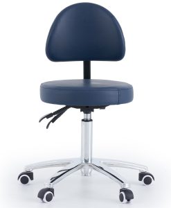 Round Stool With Backrest Front
