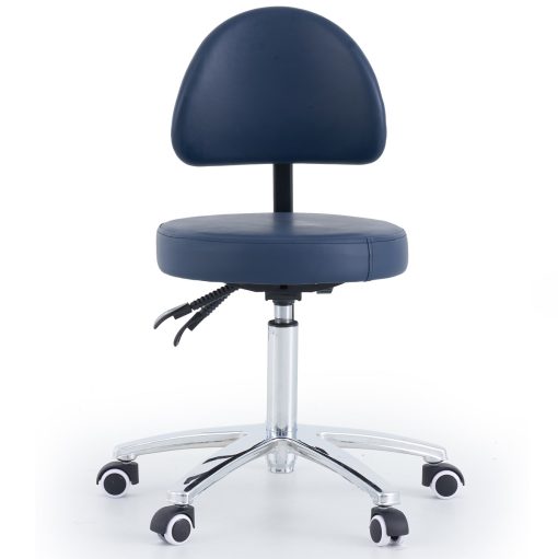 Round Stool With Backrest Front