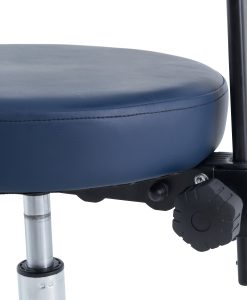 Round Stool With Backrest close-up