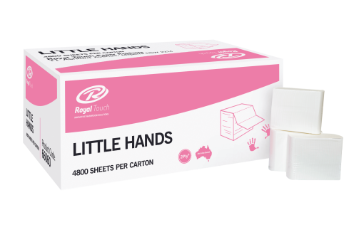 Royal Touch Little Hand Towel 11cm x 20.5cm 4800/Carton